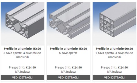 Profili Alluminio Online